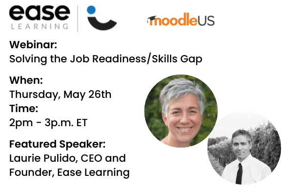 We hope to see you tomorrow, for a webinar featuring Laurie Pulido as she discusses how to solve the job readiness/skills gap - if you haven't signed up, click the link! :arrow_right: lnkd.in/gPtqy9XC #highereduction #onlinelearning #DEI
