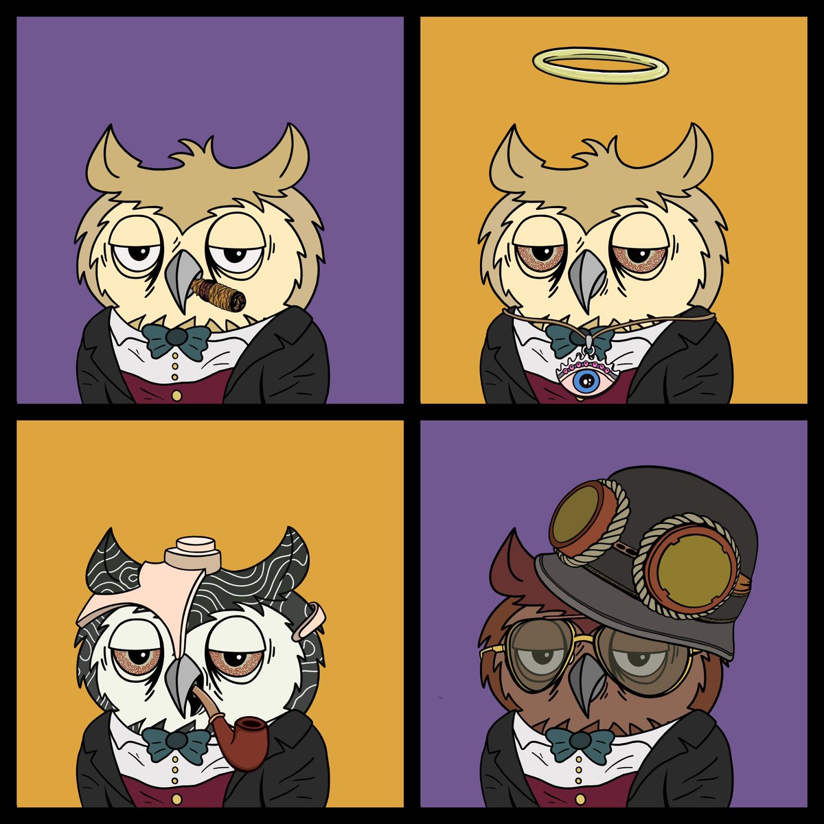 FerranGonza's tweet photo. If you need a good ruler the Parliament of Owls is here. #NFT #NFTGiveaway #NFTGiveaways #NFTartists #NFTProject  #NFTCommmunity #NFTs https://t.co/9Ovmrk2aBT