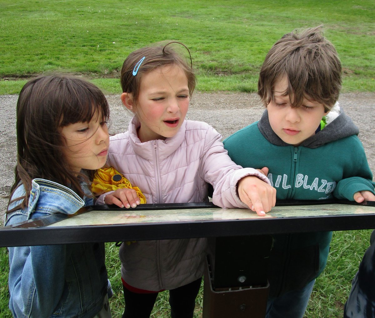 We took our library class on the road today! Checking out the Storybook Trail at Beverly Park! #BPSLibraries <a href="/baldwinlib/">Baldwin Library</a> <a href="/Beverly_Bobcats/">Beverly Elementary</a>