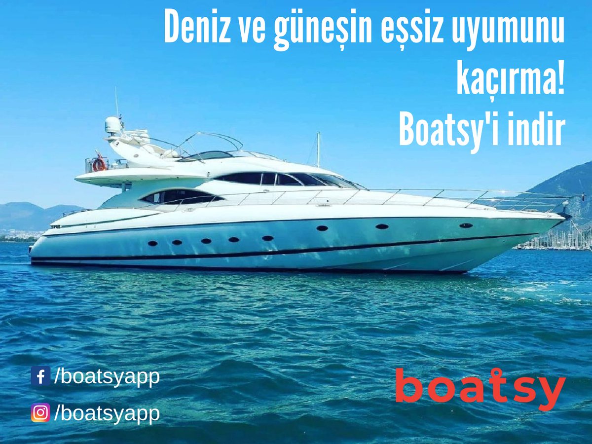 boatsyapp's tweet photo. Tatilin için güzel bir fikrimiz var 🌞
Boatsy'i indir, tekneni kirala!
#boatsy #boatsyapp #tekne #tatil https://t.co/qrsVu2rIhR