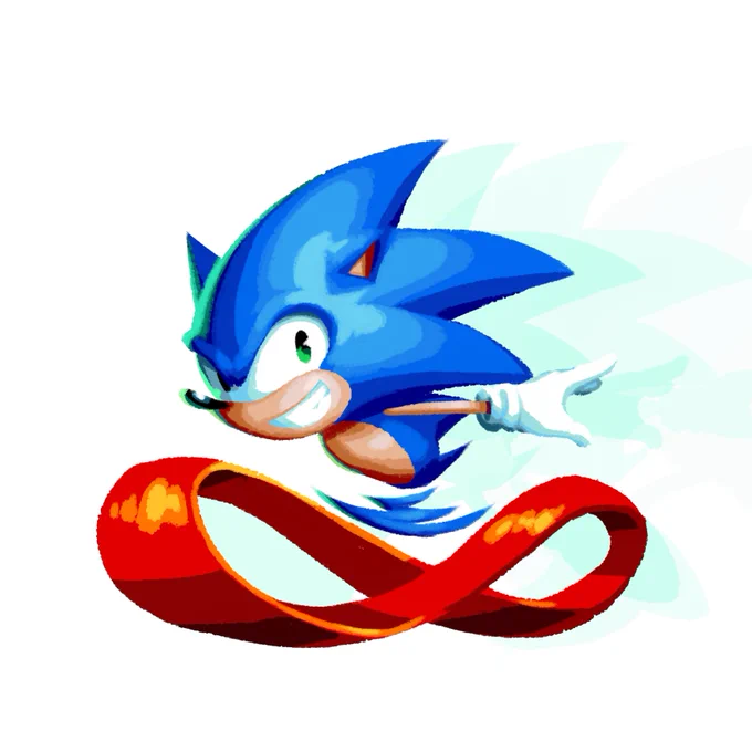 drew this using the sonic mania palette 