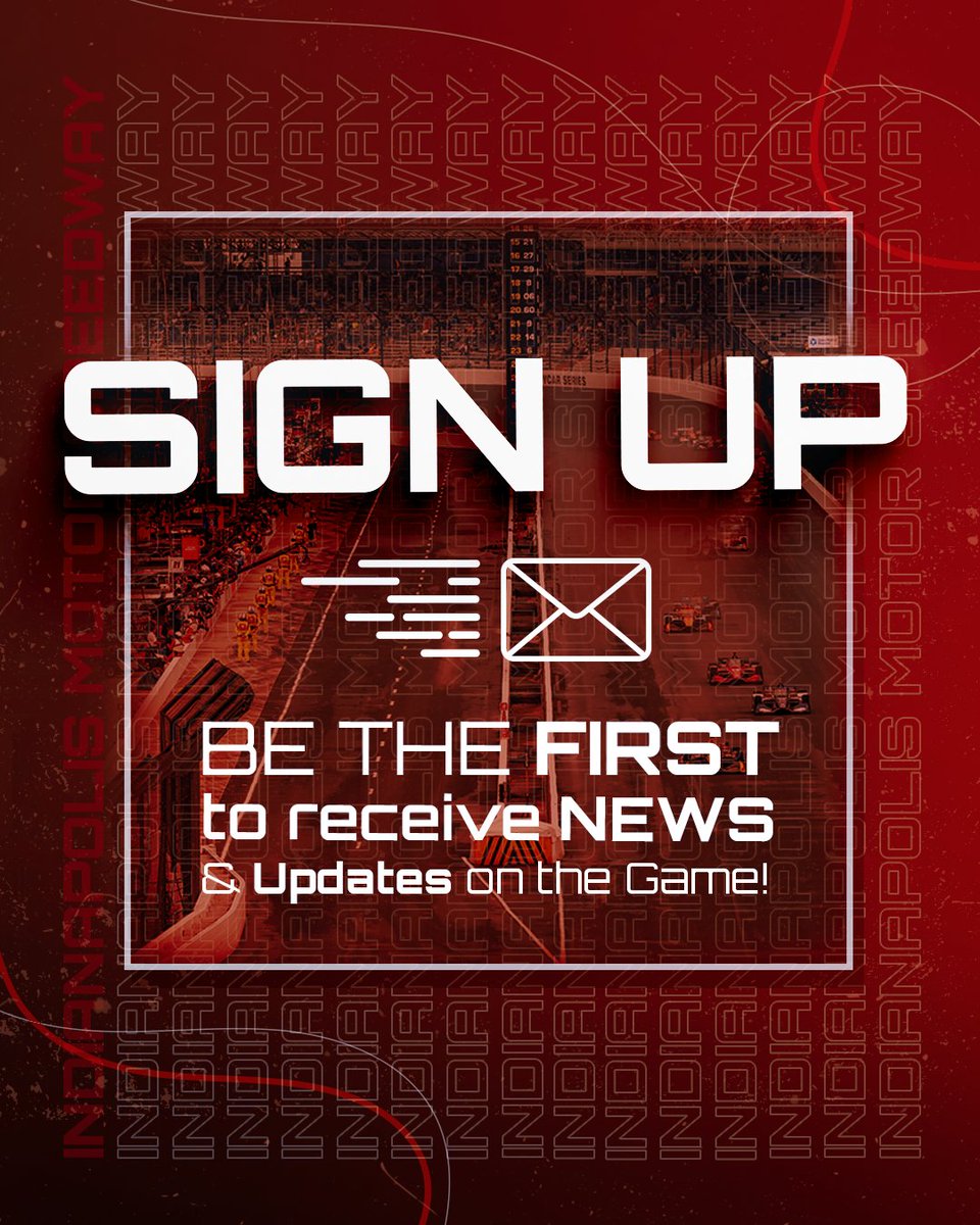 MSportgames's tweet photo. Looking for updates on the #INDYCARGame? Join the newsletter and be one of the first to know!
Join Now: https://t.co/BGzwE6olxB https://t.co/SVGFHVau29