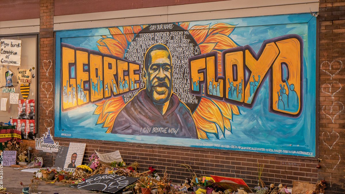 UNESCO's tweet photo. Remember George Floyd.

Remember how he was murdered.

Remember what racism does.

Remember that you can change things.

Remember to speak up.

Remember to take action.

Remember to build a world based on justice &amp; peace.

Remember &amp; never forget. Love will prevail.

#FightRacism https://t.co/P483NRWDo1