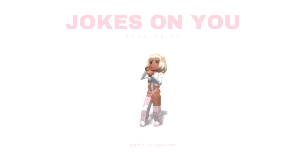 ViVi_OfficiaI's tweet photo. JOKE #JokesOnYou😹 Teaser Poster

      The 1st Single 
➫ 2022.05.27 (EST)

#JOKE #농담 #JokesOnYou #The1stSingle #TeaserPoster #BOOLAEntertainment https://t.co/wszyR1huG1