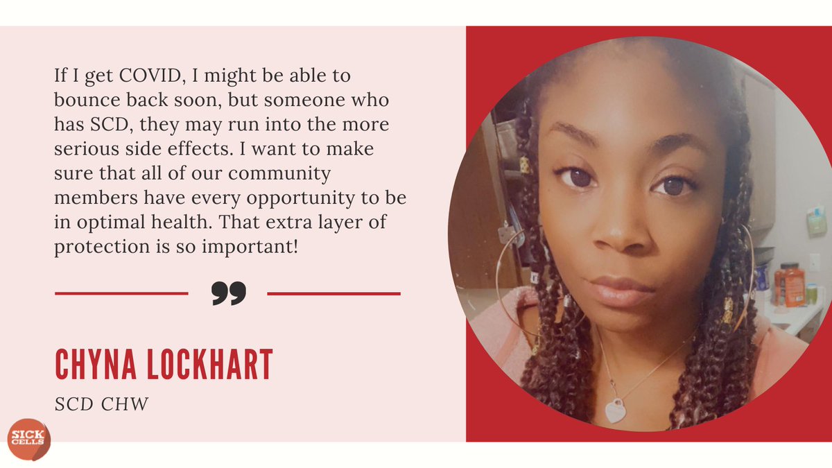 SickCells's tweet photo. Part 1 of 3 from the next round of #facesofscd stories collected through our Project SCoviD initiative. Check out our IG or FB for Chyna's full story! #sicklecell #sicklecelldisease #covid #covid19 #covidvaccine #vaccine https://t.co/cfSUpECmnK