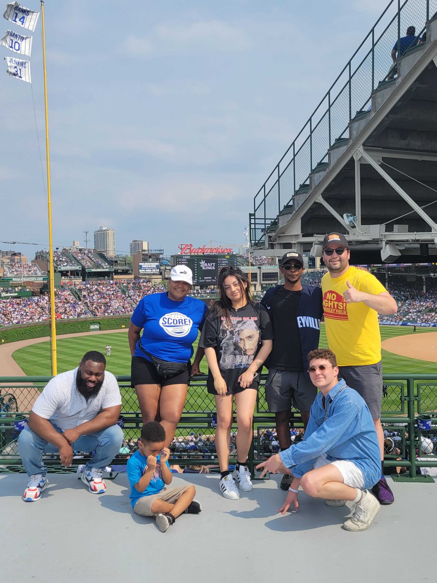 ScheduleEngine's tweet photo. When the sun comes out in Chicago, the team goes to Wrigley! 

#ScheduleEngineSpotlight #Teamwork #WorkLifeBalance https://t.co/hv03KJynRd
