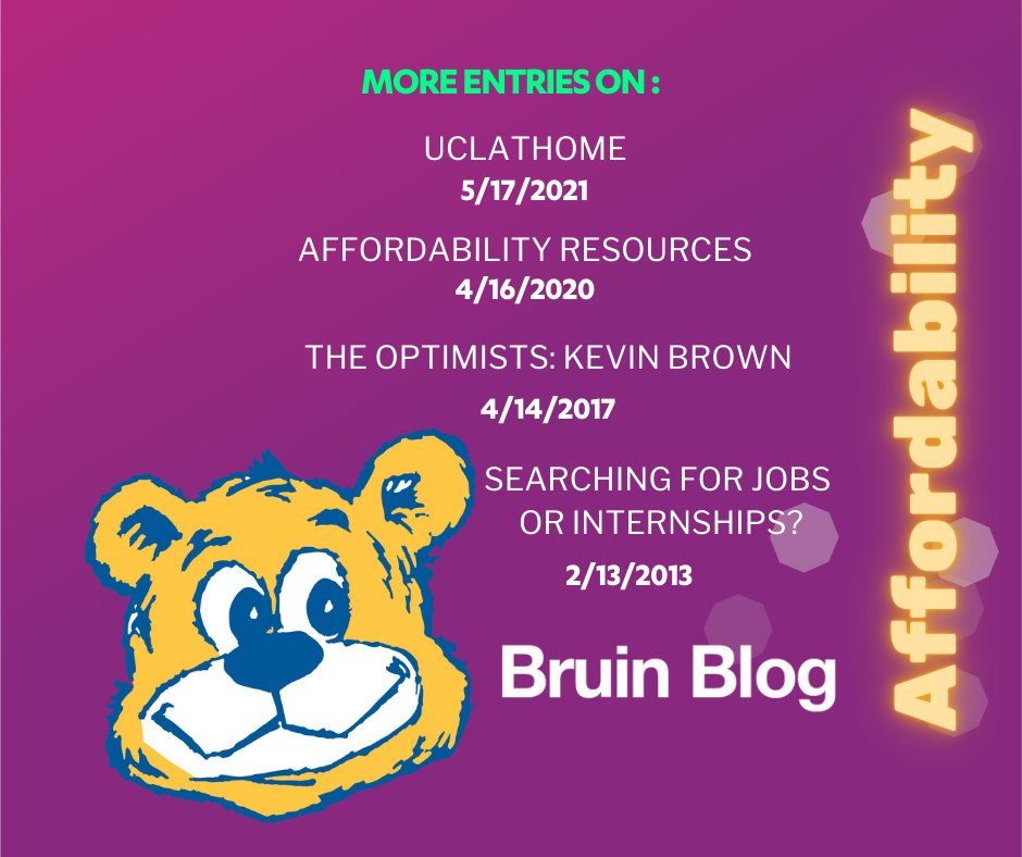 UCLAAdmission's tweet photo. For our newly admitted transfer students, June 1st is almost here! With that in mind, read today's #BruinBlog and meet Renato. He has plenty of tips on navigating the financial aid process &amp; affording your UCLA education. #Affordability https://t.co/AQ4tAoGgQC https://t.co/5qdhYpVIxH