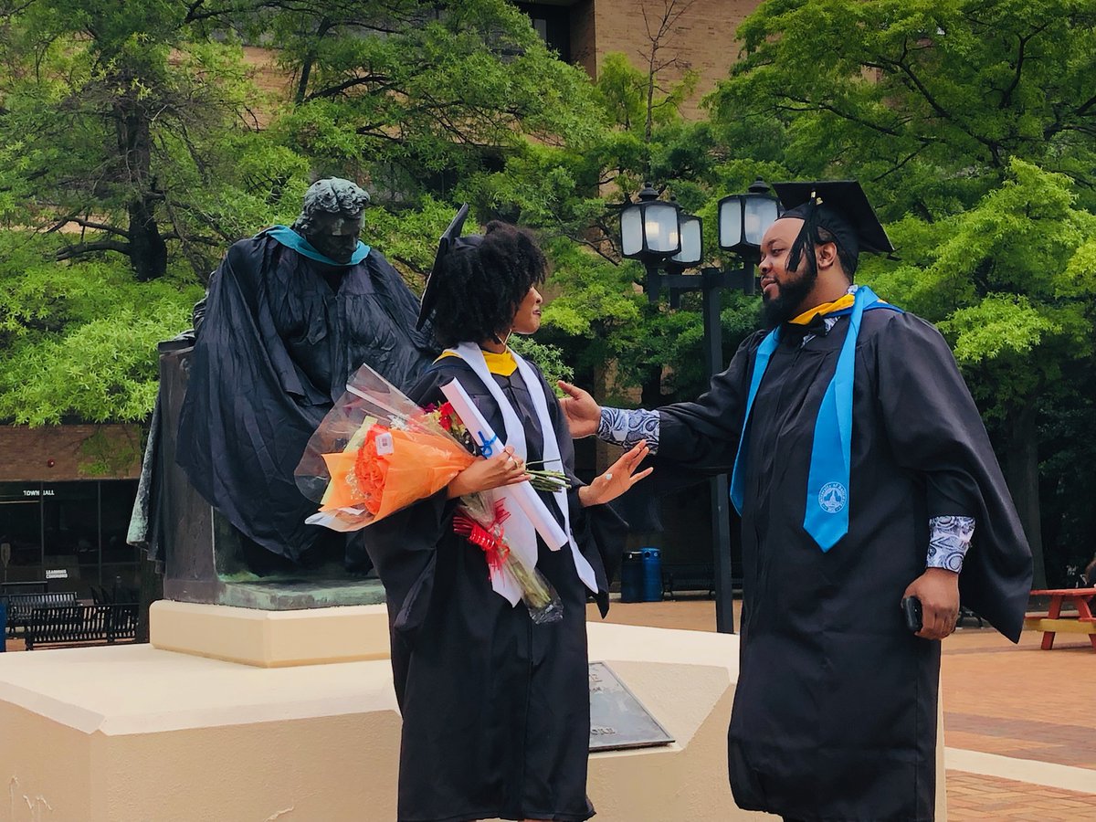 ubaltmain's tweet photo. Commencement is in full swing, but the celebrations have only just begun. #UBaltGrad #UBaltProud https://t.co/ynCqO1072L