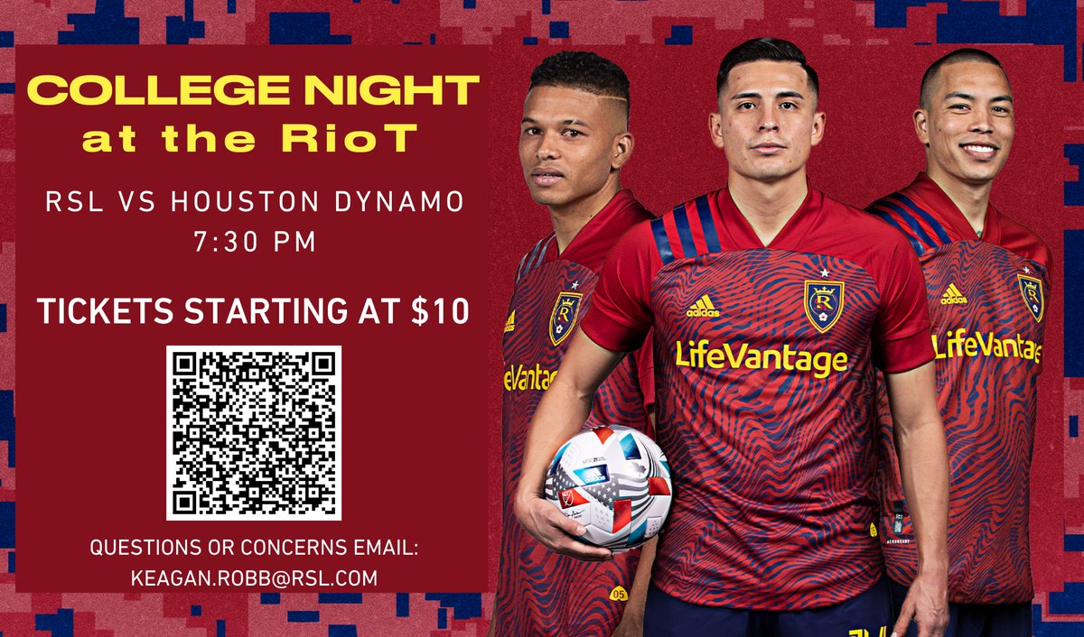 uvualumni's tweet photo. Who wants to go to a soccer game? This weekend, see @realsaltlake take on Houston Dynamo FC. UVU alumni get $10 tickets for seats in the south goal or $20 for seats in the north goal! Follow the link below to get yours 
https://t.co/z2FxrwH8TS https://t.co/ECq4iLRc7v