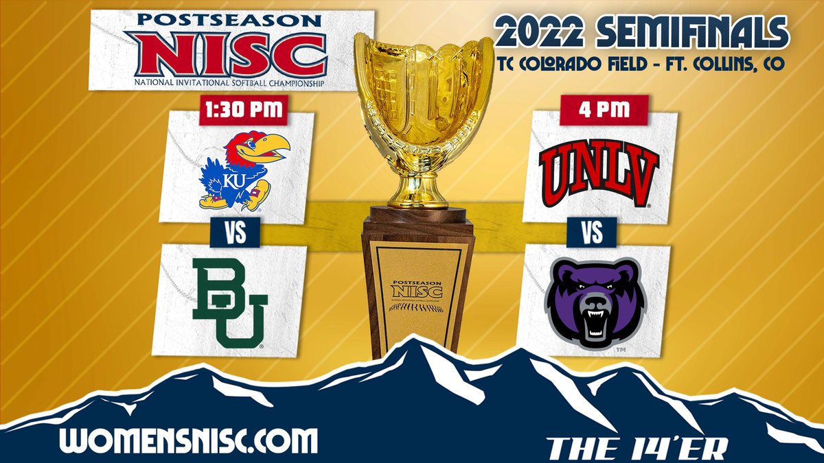 And then there were 4⃣.. the 2022 Postseason NISC semifinals are set for this afternoon in Fort Collins! #nisc #climbtocolorado