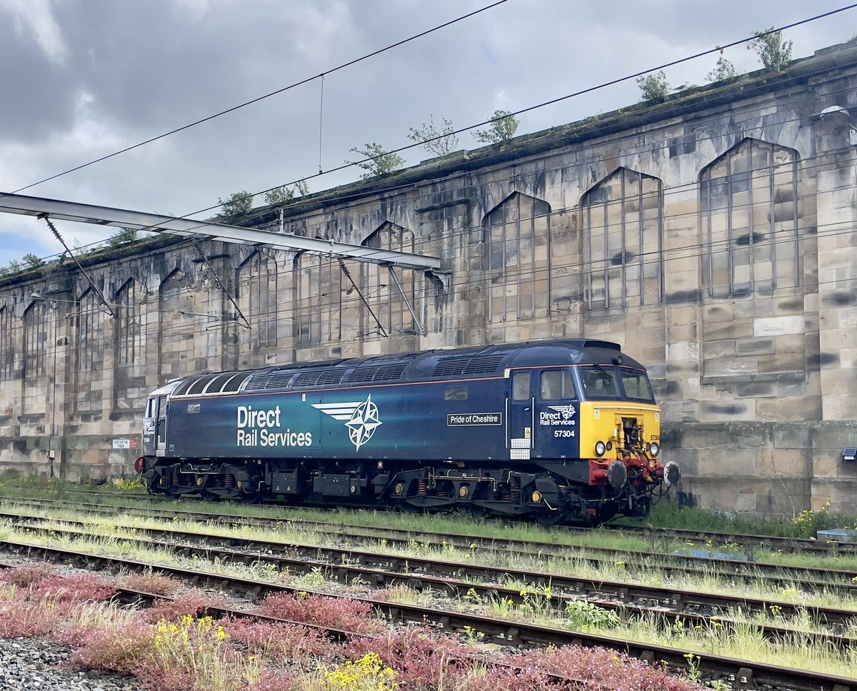 57304 parked up at Carlisle this afternoon #class57