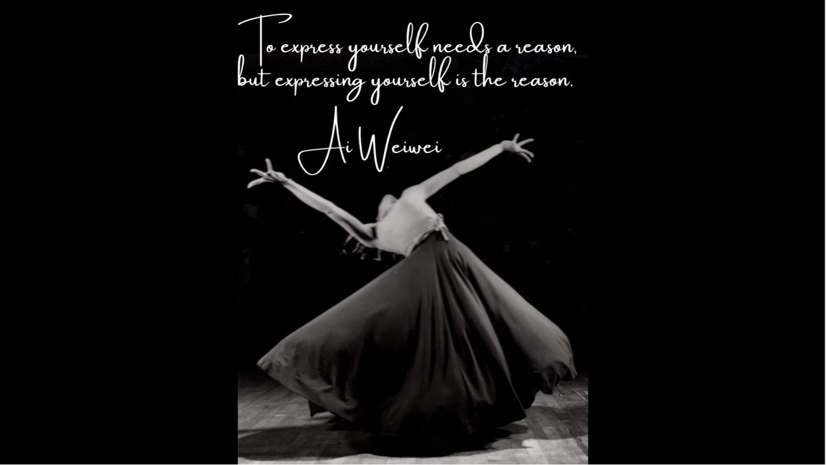 TheaBarnesLF's tweet photo. To express yourself needs a reason,
but expressing yourself is the reason.
 
-Ai Weiwei
#theanerissabarnes #dancerfund #dancer #ballet #blackart #nonprofitorganization #browngilrsdoballet
#dancerfundraiser #balletdancer
#artsmatter #supportthearts #pointepeople #BalletBlack https://t.co/B5z6ORNHSG