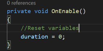 JoshuaDSteele's tweet photo. Yessss!!
After weeks of wrestling with a programming bug, I finally found it :)

RESET YOUR VARIABLES!

Turns out I needed to reset ONE variable when I called a new gameobject from my go pool

#programming 
#gamedev 
#Unity 
#unityProgramming https://t.co/96YmSl2zUu