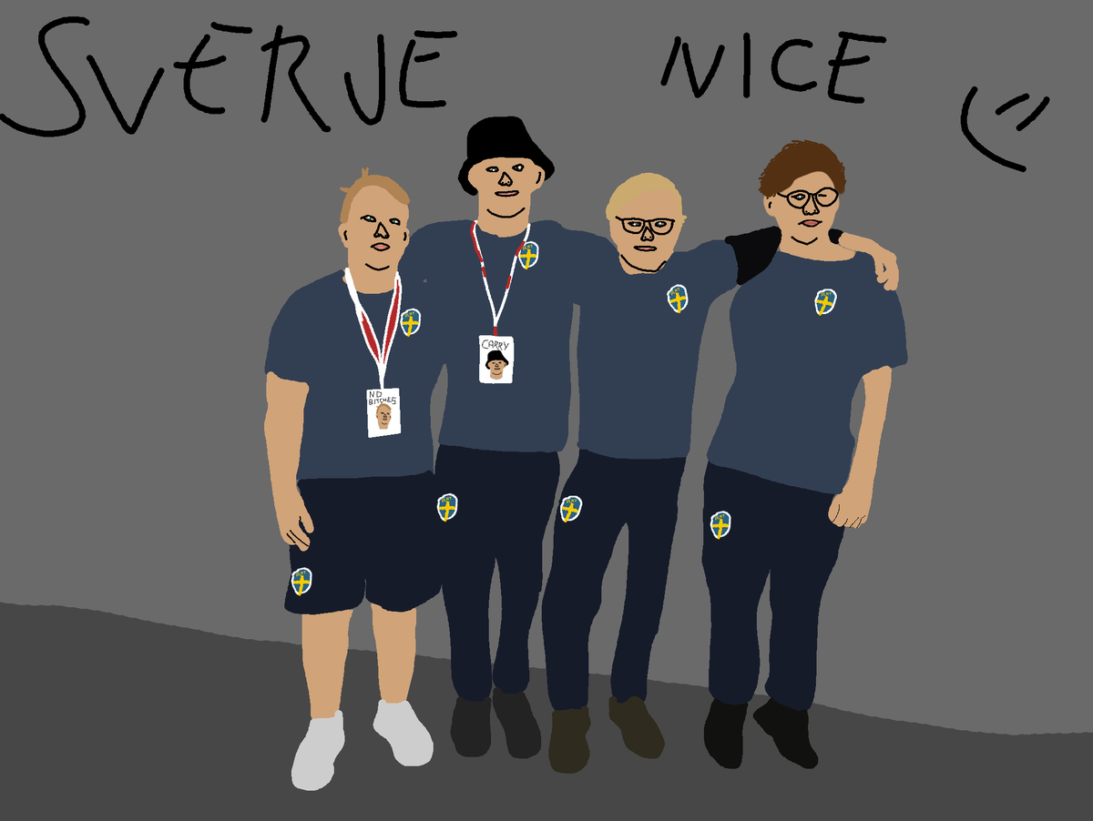 SRLCursed's tweet photo. fint lands lag vi har nu snyga kilar!!1 heja sverje @Lem0naZ @Zamberg2 @moltenrl @GylfenN https://t.co/VFqc1ZTXs9