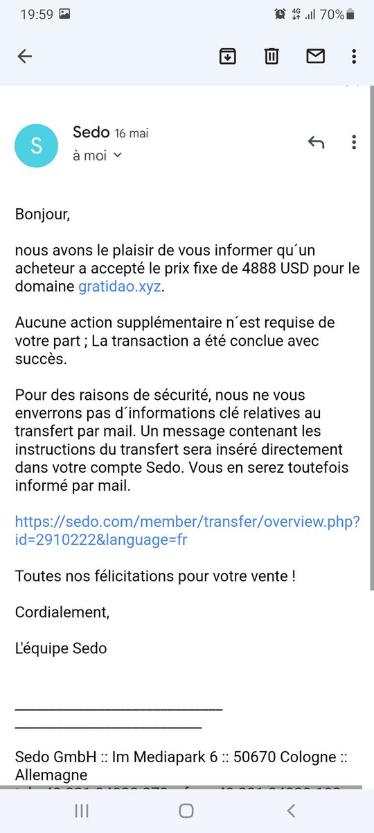 Sold gratidao.xyz for $4888 via Sedo MLS.
Thank you <a href="/Sedo/">Sedo</a> <a href="/SedoDaveEvanson/">dave evanson</a> <a href="/DomainNameGear/">Swetha.xyz</a> <a href="/TonyNames/">Tony</a> 

Good luck for 3Dao.xyz, TopDao.xyz and other names.
#domainnames
#DAO #DAOs