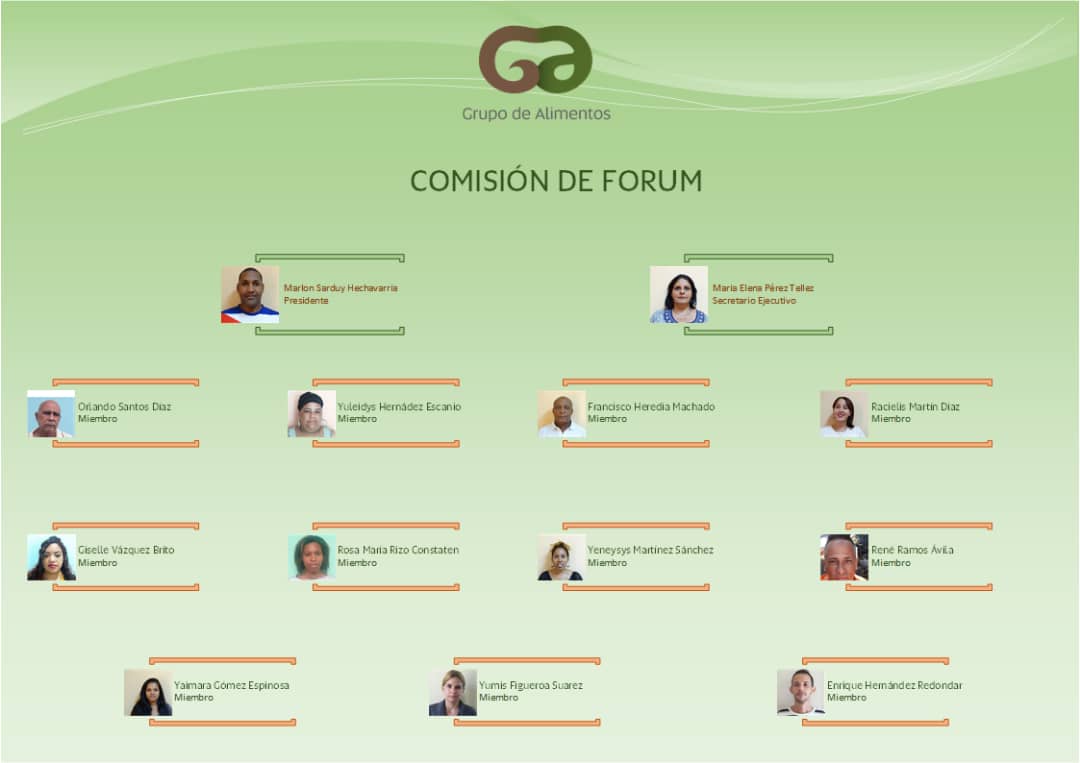 Creada la Comisión del Fórum de Ciencia y Técnica de la OSDE GA. Orgulloso de formar parte del equipo.
<a href="/GrupoAlimentos/">Grupo de Alimentos</a> <a href="/MincinCuba/">Comercio Cuba</a> <a href="/BetsyDazVelzqu2/">Betsy Díaz Velázquez</a> <a href="/Mirurgia16/">Mirurgia</a> <a href="/OteroPupo/">Yosvany Pupo Otero</a> <a href="/SistoMora/">Luis Sisto Mora</a> <a href="/Francis07254288/">Francisco</a>