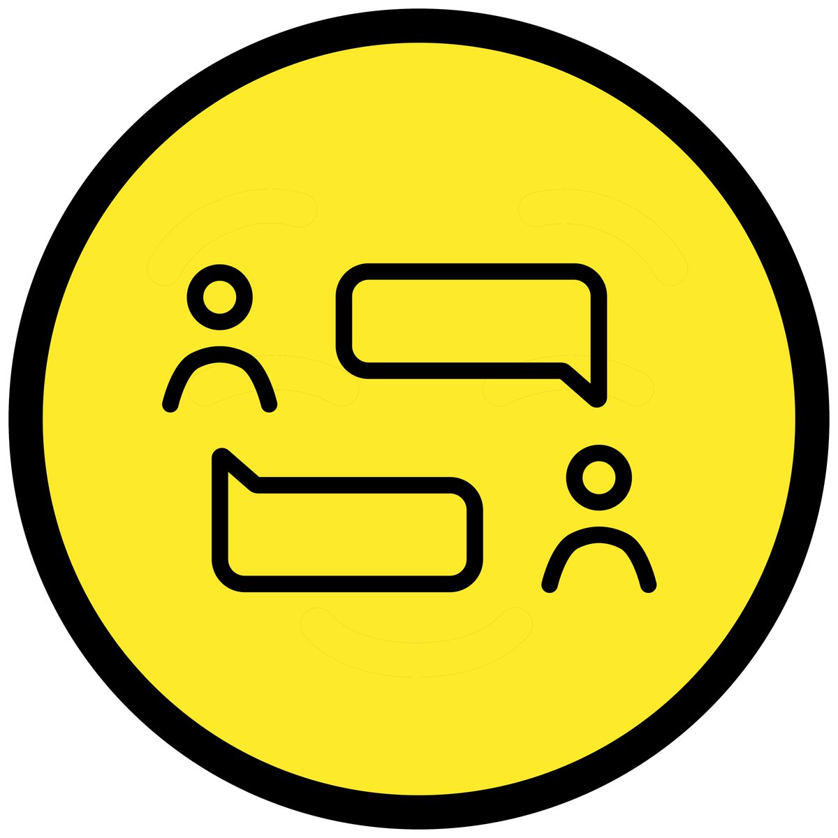 WinnersWebs's tweet photo. How this logo for a "Conversational Content" service? https://t.co/dOVxdNad9z