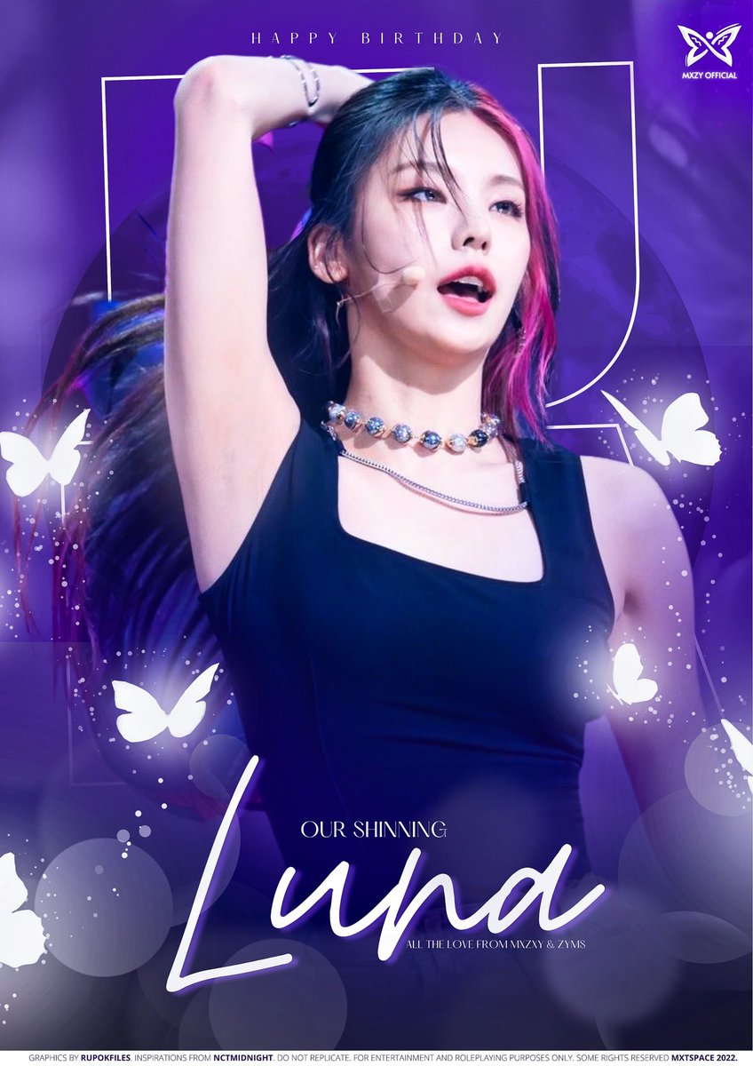 ㅤ 

ㅤ      ʚĭɞ  #MXZY  OUR SHINNING
ㅤ      MAIN VOCAL, LUNA DAY ʚĭɞ

ㅤ