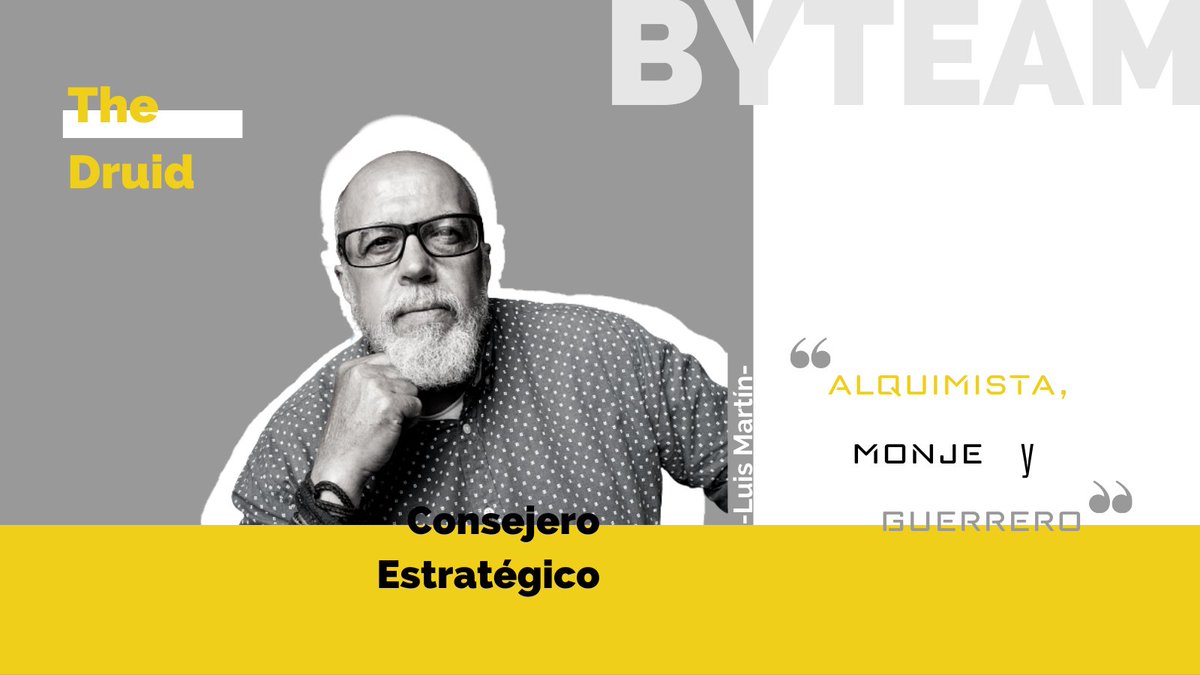 biyectiva's tweet photo. Biyectiva es la suma de todas las personas que forman parte del equipo.
Hoy te presentamos a Luis Martín, "The Druid".
#BYTeam https://t.co/p2oWSSQAH1