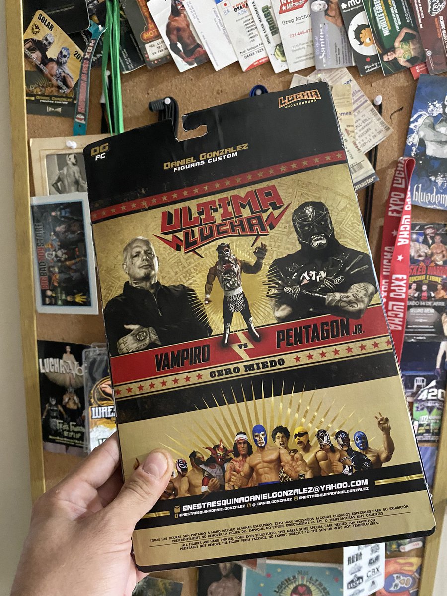 _danielgonzalez's tweet photo. Empacando un cero miedo, el de #ultimalucha ๐ฌ https://t.co/61fsgT9xQA