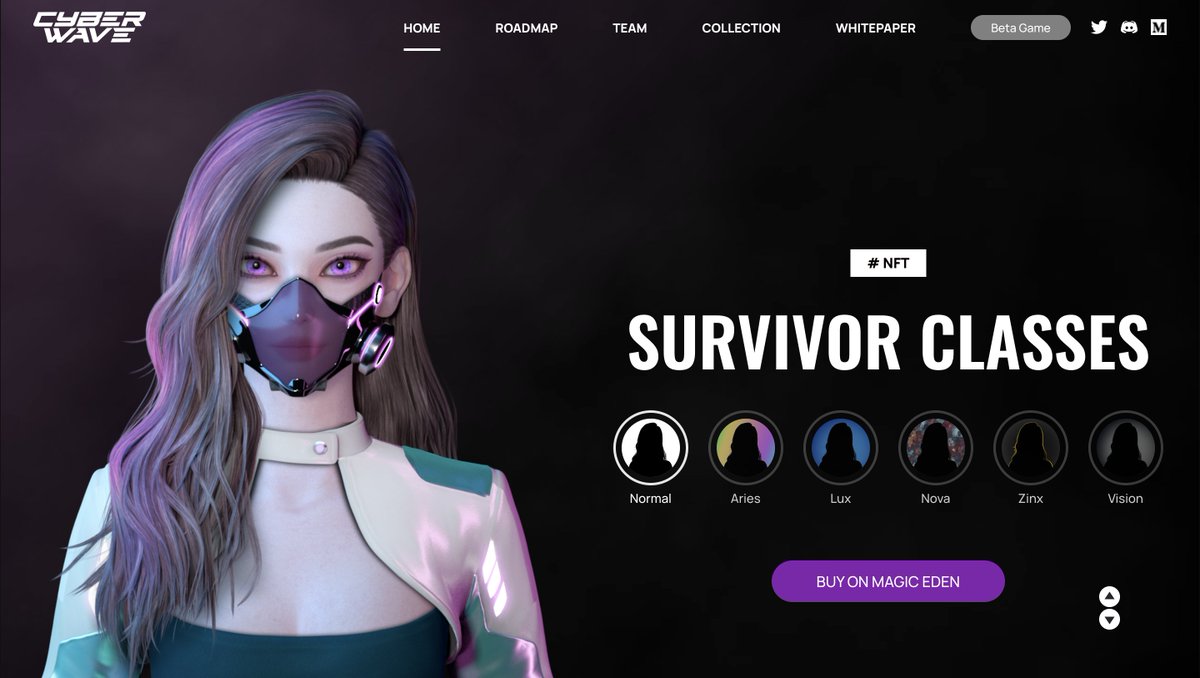 CyberWaveNFT's tweet photo. The new CyberWave site is LIVE! Take a look: https://t.co/h0STqH1t4K ⚔️🌊 https://t.co/PfODGCDGTm
