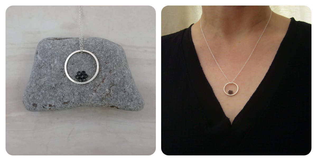 IGJewellery's tweet photo. This gorgeous necklace is part of a collection of pieces made with recycled sterling silver wire &amp; tubes #HandmadeHour https://t.co/Gu8IlwQ3hj https://t.co/OhKRs4QXr3