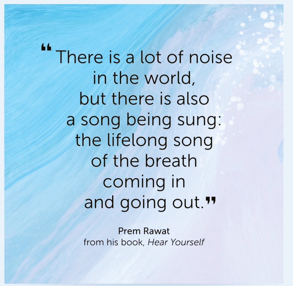 SRDHAIN's tweet photo. Prem Rawat
#PremRawat #PeaceIsPossible #TPRF #KnowThyself #PEP #PeaceEducationProgram
#peace #inspiration #Breath #quotes #dailyquotes #life #rvk
#HearYourselfBook #ThePremRawatFoundation
#anjantv #RajVidyaKender #hope #fulfilment #BooksWorthReading
https://t.co/WvvvxeCF4O