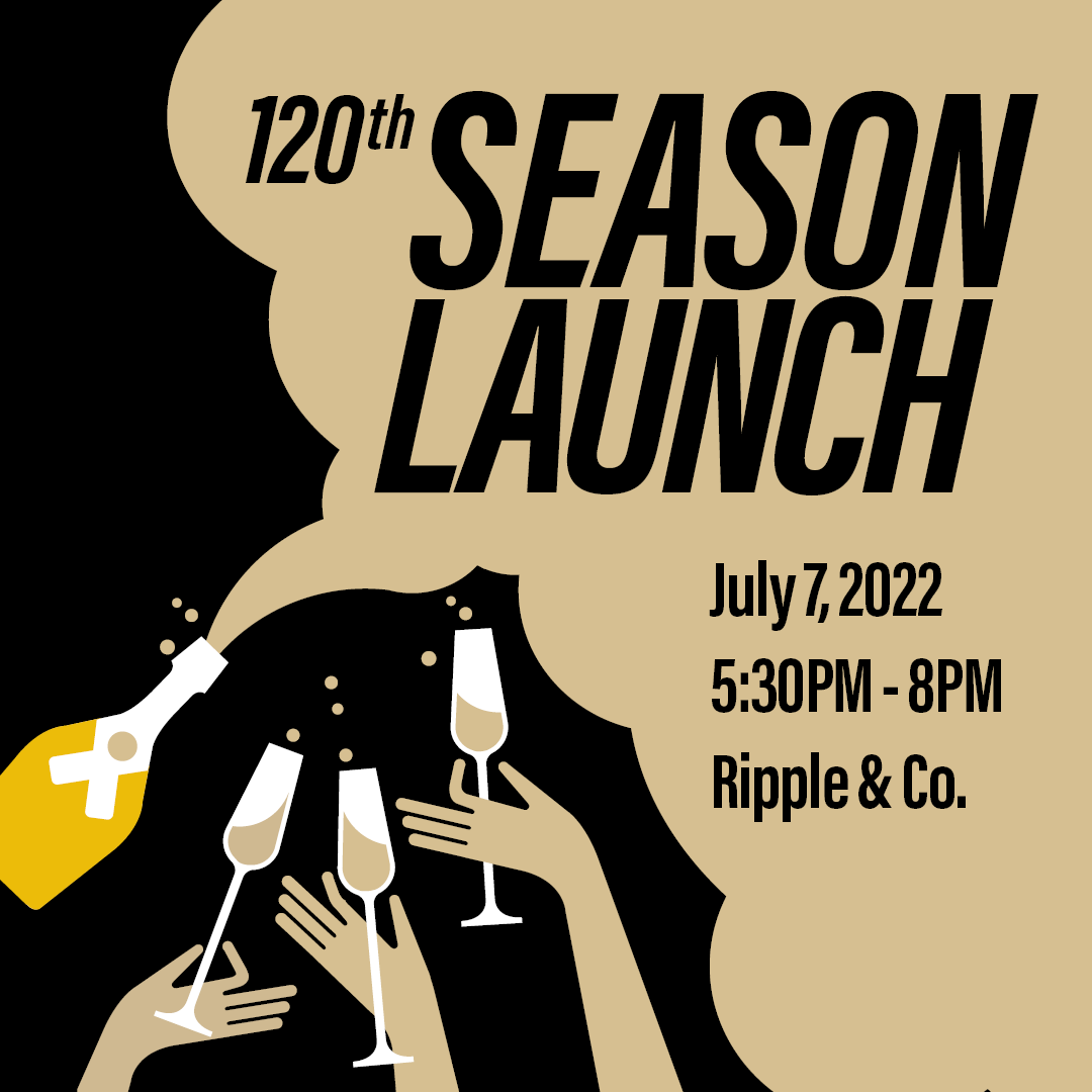 PurdueConvos's tweet photo. Join us for a toast as we announce the launch of our 120th Season! 

The 2022-23 Season will be filled with hit #Broadway musicals, energetic family shows, inspiring #music, innovative #theatre, and thought-provoking #ideas. 

RSVP 👉  https://t.co/82cPljz083 https://t.co/l7LFaj8DiN