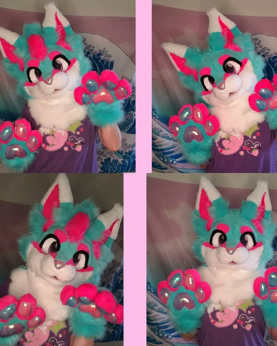 Tudeowo's tweet photo. This premade is still up for grabs!! Now accepting payment plans! They come with the head, handpaws, tail, magnetic hair and eyelids! 

They are $8️⃣5️⃣0️⃣ FREE SHIPPING US ONLY

For info about commission openings, visit @laughingmaw ♡
#fursuitforsale #fursuitsale #furryfandom https://t.co/SgN1Nb4XAk