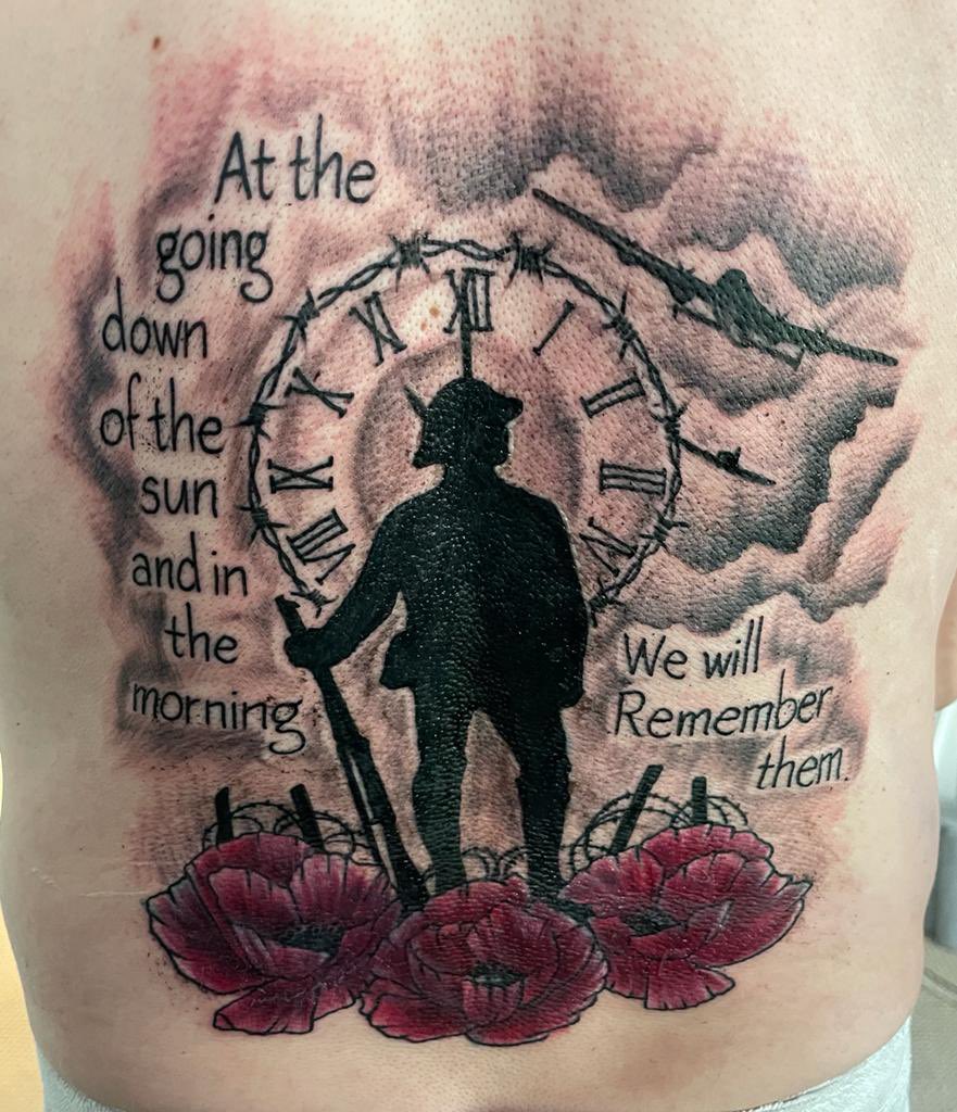 RossAdamson76's tweet photo. @KirstyTattooW thank you so much for today. Tramp stamp no more . It looks amazing 🤩 https://t.co/5qu26TIcLl