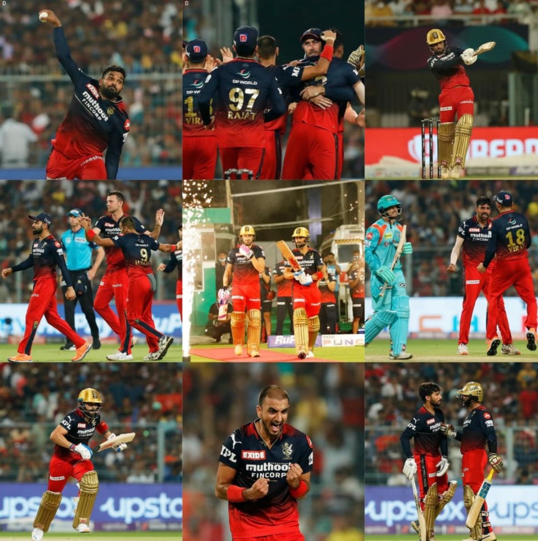 Dhananjayvrt6's tweet photo. Exhilarating contest tonight at #Eden.Superlative performance by #RCB @imVkohli @RCBTweets Big congratulations to #rajatpatidar.#RCBVSLSG
Supporting this team from last 14 years.They never disappoint me ,gave me alot of cheering momen now
This year let's 🤞for the #isalacupnamde https://t.co/utbFCvMPbM