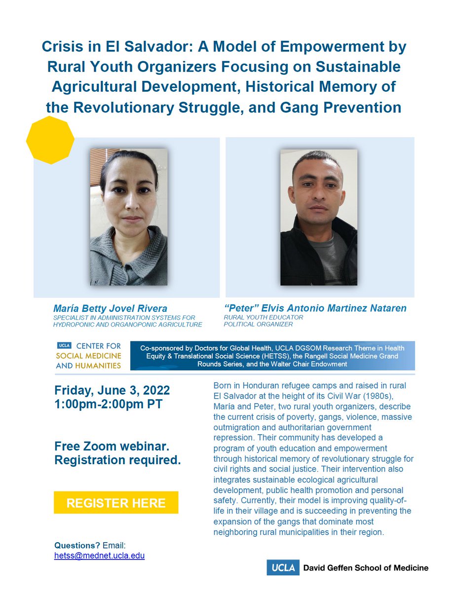 uclahetss's tweet photo. Save the date! Our next event is on Friday, June 3rd at 1-2pm PT. Register here: https://t.co/bBQXiSytme https://t.co/KPDa81joTq