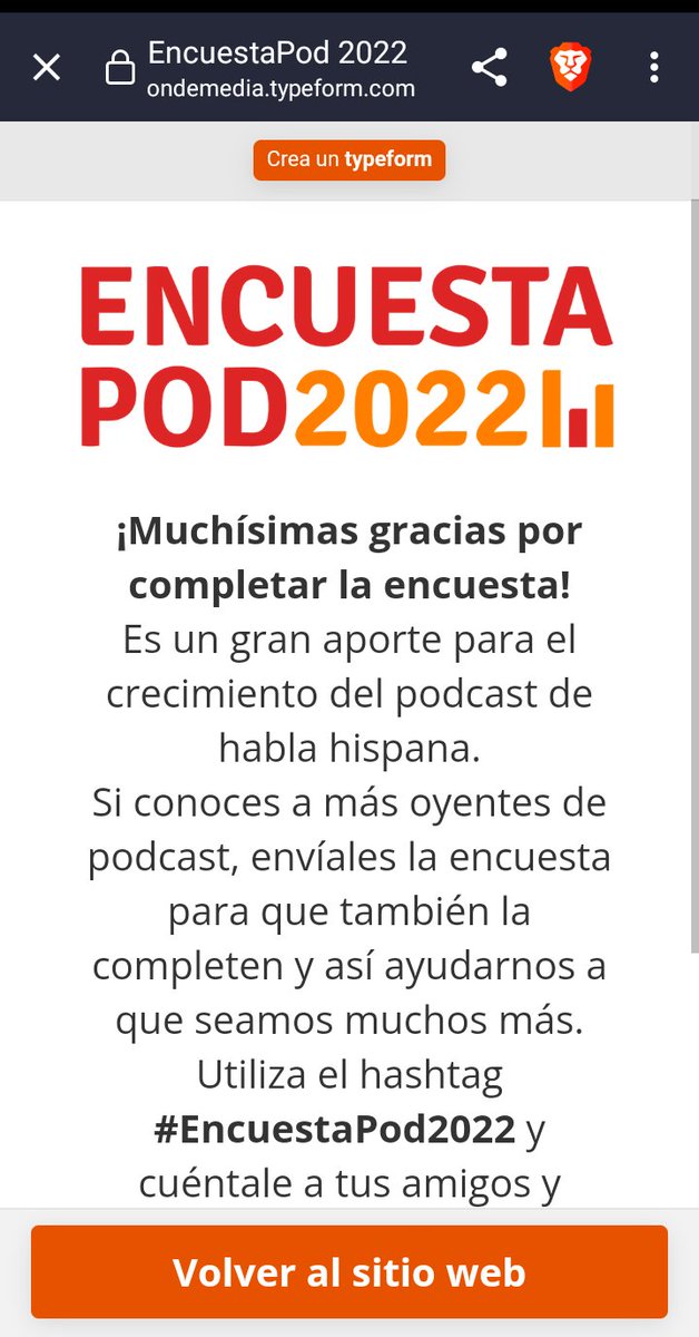 Eleazar_Herrera's tweet photo. Ya diste tu granito de arena contestando la encuesta de @lospodcasteros?
Esto nos ayuda a todos los podcasters y aficionados a conocer mejor a quienes escuchan podcast hispanos.
#encuestapod #podcasteros #podcast https://t.co/nTMI1mkRrI