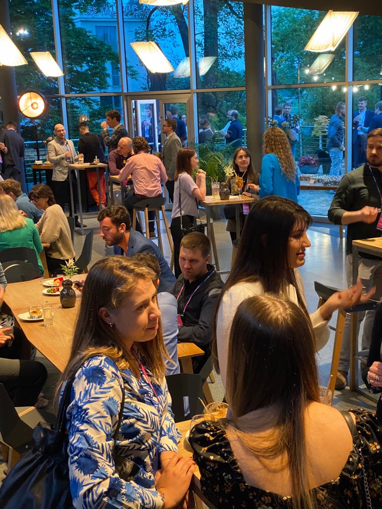 XTRF's tweet photo. XTRF Summit is kicking off in style! We’re enjoying spending time with old friends and making new ones at the opening reception. The next two days are chock-full of fascinating sessions, so it’s great to start on a relaxed note 😊
#XTRF #XTRFSummit https://t.co/PH6l9166ZW