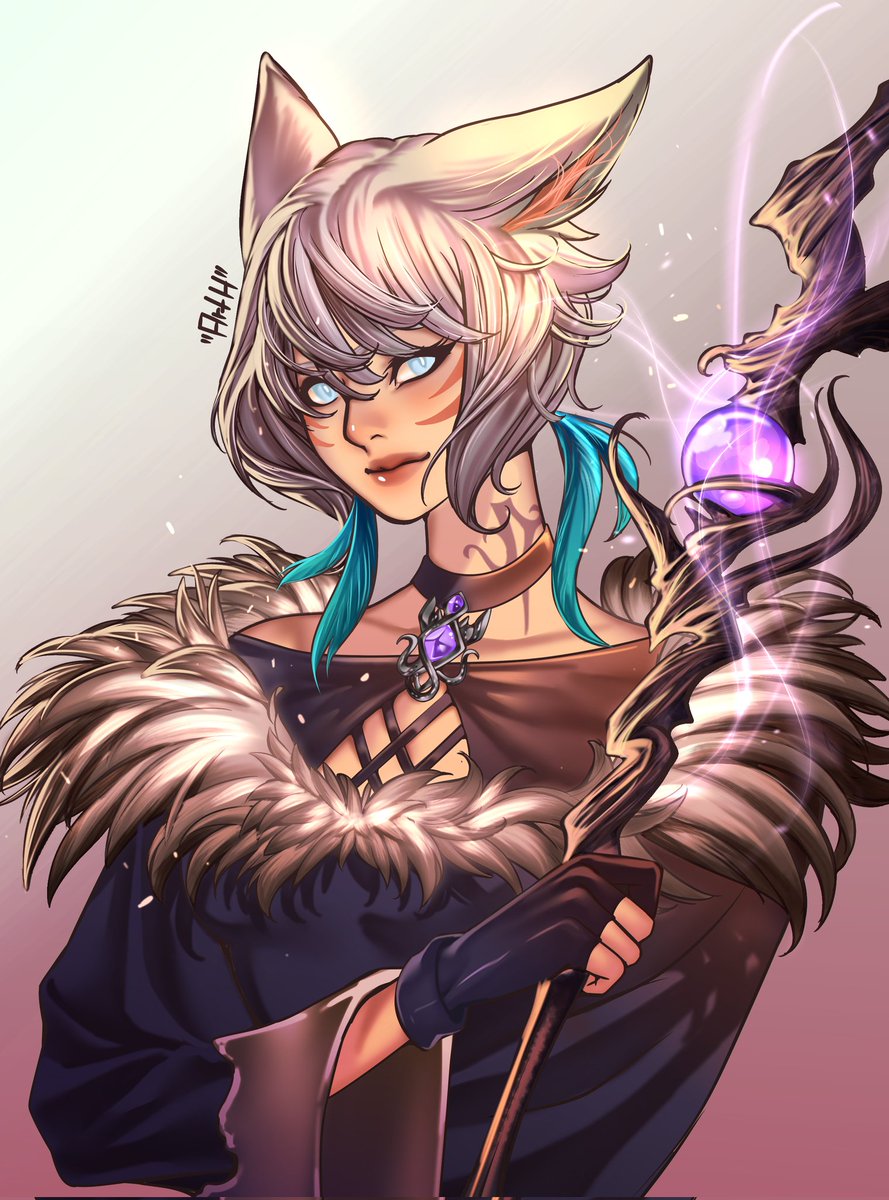 I bring you an art by Y'shtola that I drew recently ✨
Hope you like it 🐱

#FFXIV