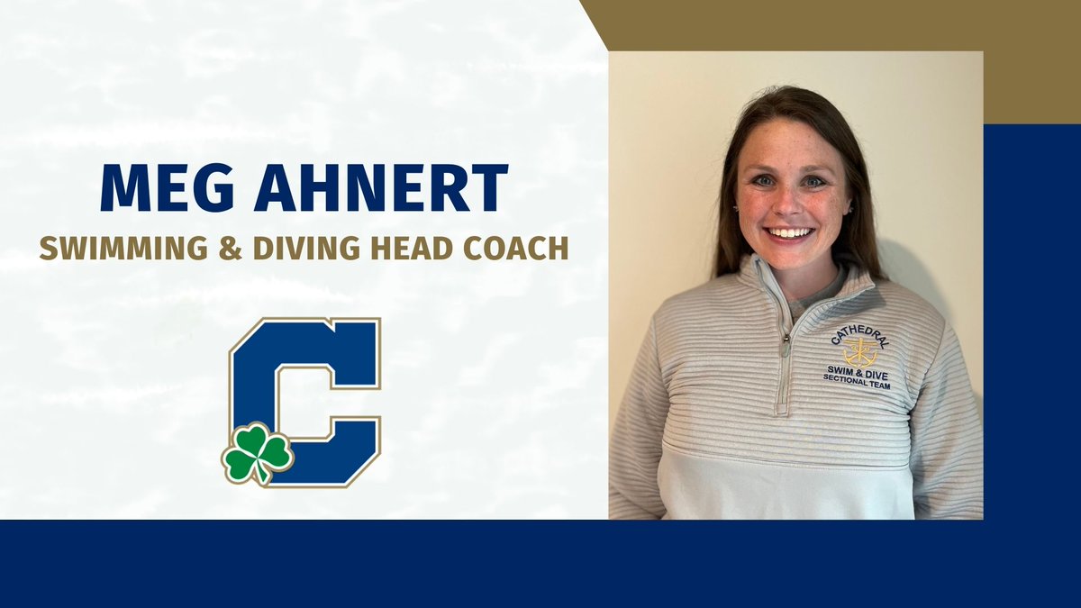 Meg Ahnert Named Swimming &amp; Diving Head Coach

<a href="/chs_swimming/">Cathedral Irish</a>  |  <a href="/gochsathletics/">Cathedral Athletics</a> 

Learn More - cathedralhs.rschoolteams.com/page/hot_news/…