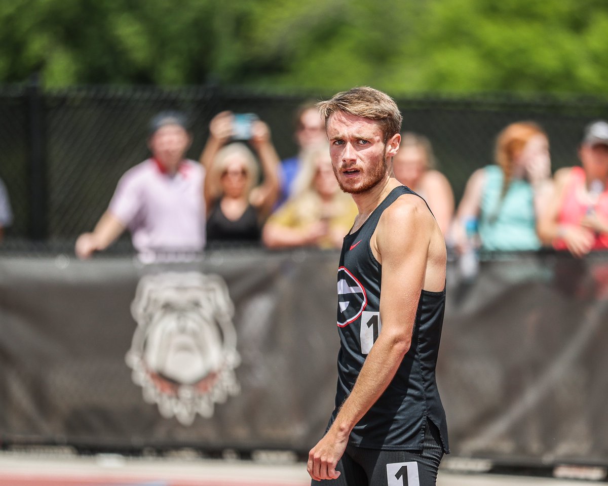 UGATrack's tweet photo. SURVIVE &amp; ADVANCE. Sam Bowers is onto the 1500m Quarterfinal.🔥 

#GoDawgs https://t.co/GMVdYERJkV