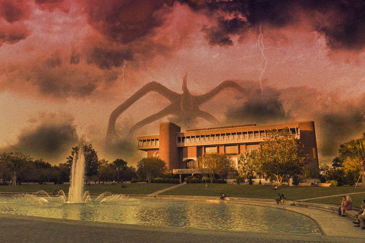 Things are looking pretty ~strange~ around campus today.