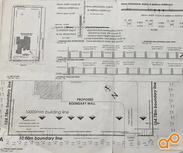 AsherProjects's tweet photo. Did you know that before you construct a boundary wall around your property you should submit a plan for approval by your local council? You can approach your local council to regularize  boundary walls which you may have built without a plan. https://t.co/m2HGL4qnOs