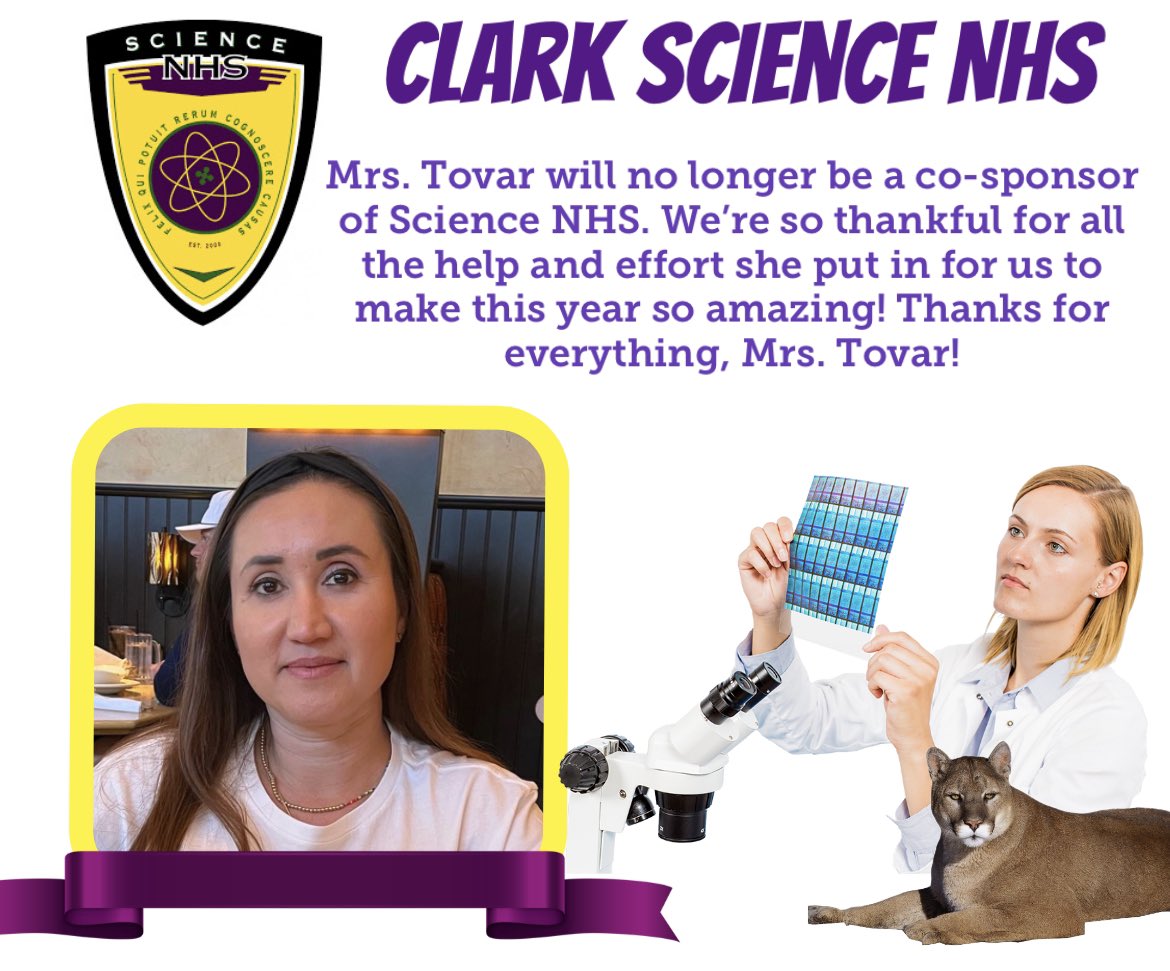 CHS Science NHS tweet media