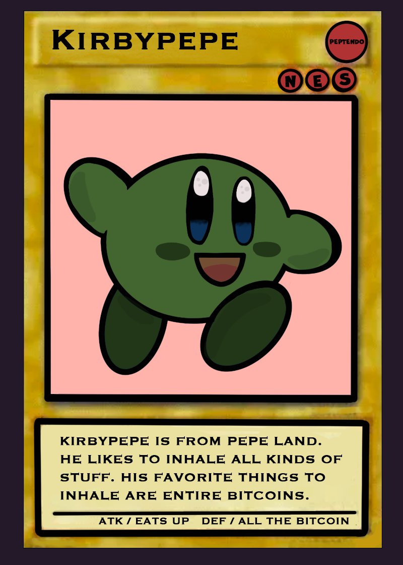 RetroXcp's tweet photo. @clipdad_ with everyone's favorite pink (green?) hero, KIRBYPEPE!

https://t.co/FLHtKbBl70 https://t.co/ZdLc7LVBdo