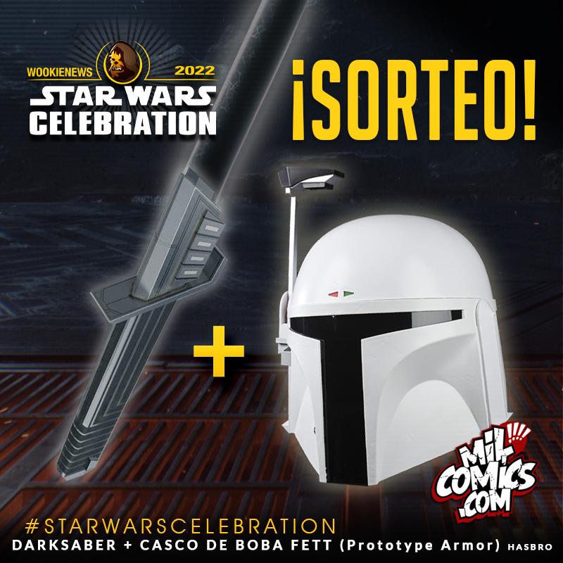 🎉 ¡SORTEO MASIVO! #StarWarsCelebration 🎉

¡Consigue el DARKSABER y el CASCO BOBA FETT (Prototype Armor)!

¿CÓMO? REQUISITOS:
▫️ Sigue a <a href="/WookieeNews/">WookieeNews</a> y a <a href="/MILCOMICS/">Milcomics.com</a>
▫️ Dale RT🔁 a este tweet
▫️ Menciona a 2 amigos

⏳El sorteo finalizará el domingo 29/05 ¡Suerte! 🍀