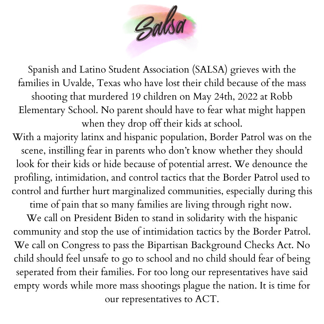 Please read our statement on the mass shooting in Uvalde, Texas.