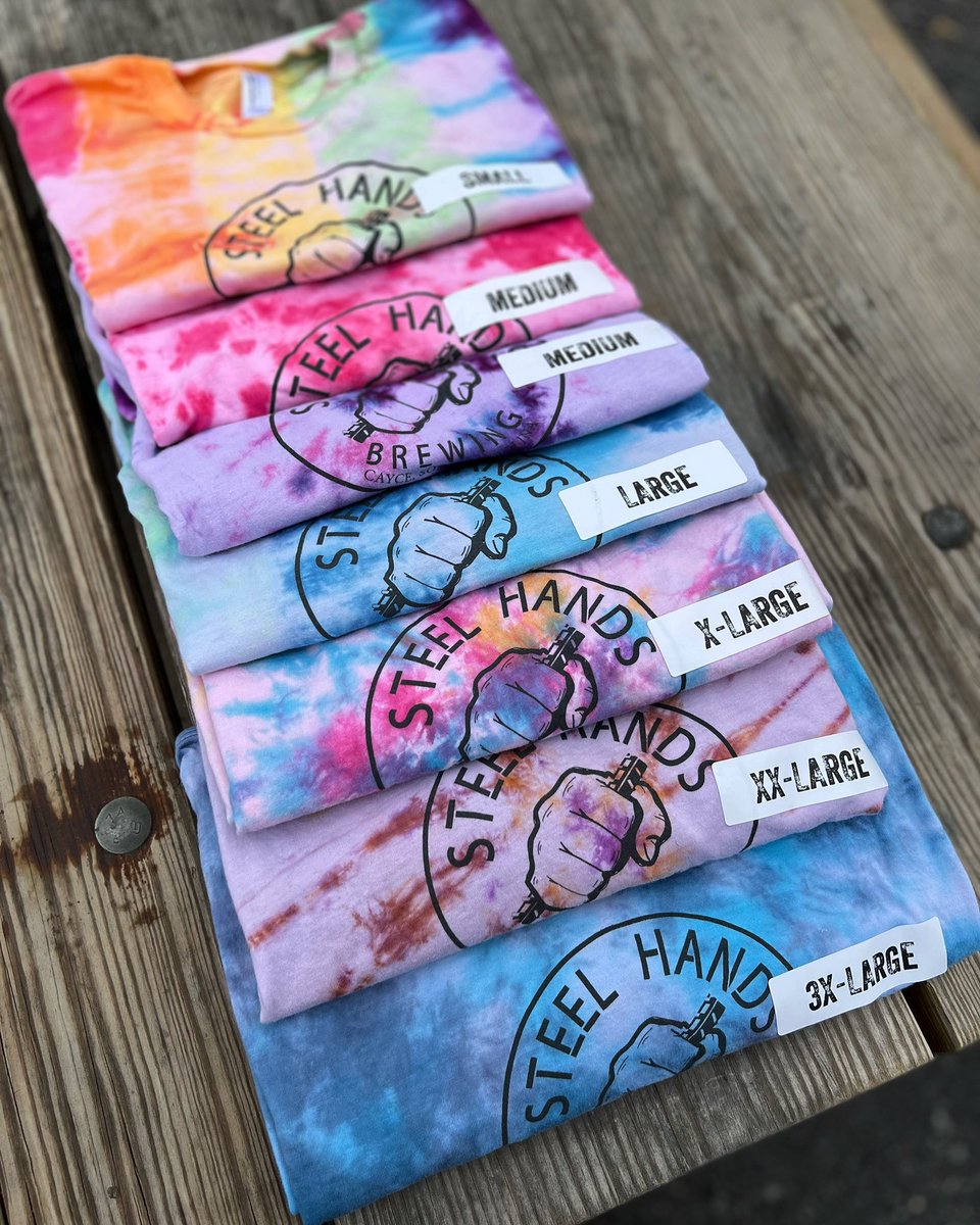 @arworkshopcolumbia will be gettin’ groovy✌️☮️ with us this Sat at Woodstock! 
.
🎨 Pre-tie Dyed shirts by @arworkshopcolumbia will be available this Friday! S-3XL *Limited Quant.*
.
🎨 Wanna tie dye your own masterpiece? @arworkshopcolumbia will have a Tie Dye Bar on site!