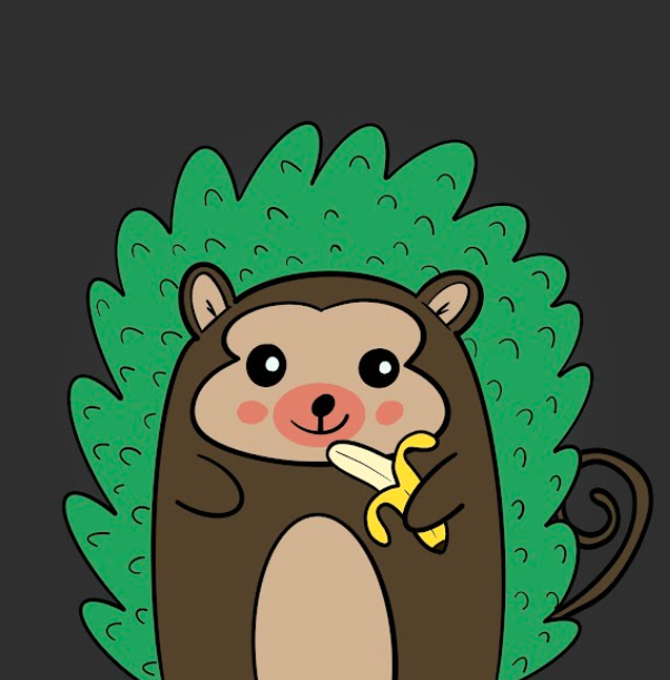 nft_artemis's tweet photo. Hey @cobie time to pick up the only APE fluffy Hedgehog in town 😤 #161 https://t.co/qN6LccJFSp