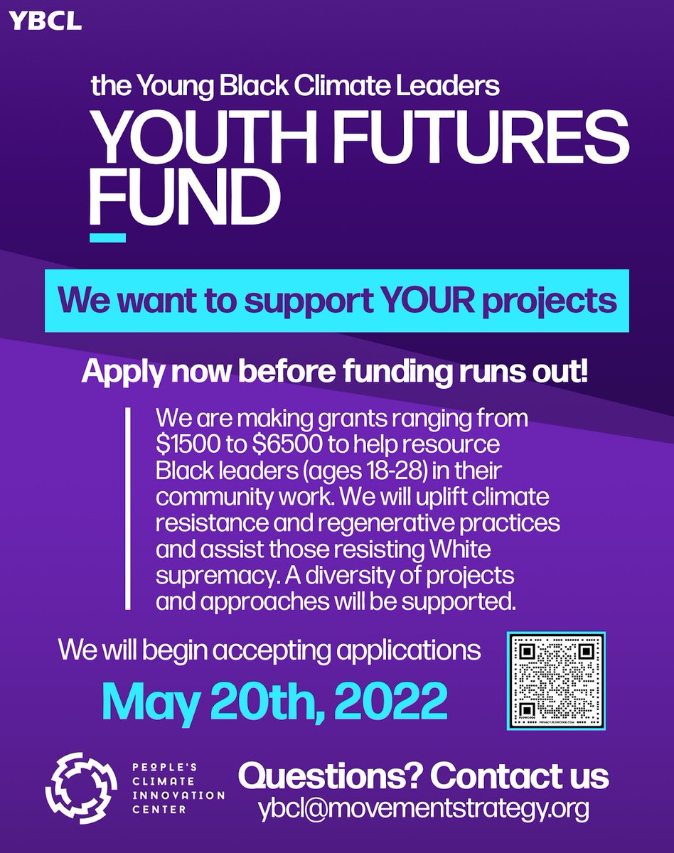MariaHart77's tweet image. Opportunities for Young #BlackLeaders doing work in #climatejustice. #climateprojects #commmunity