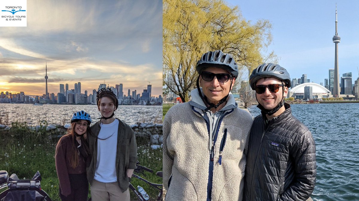 Toronto Islands in the morning🌅  and in the evening 🎴 
What time do you like to visit more?😃 

#torontoislands #torontocycling #activeTO