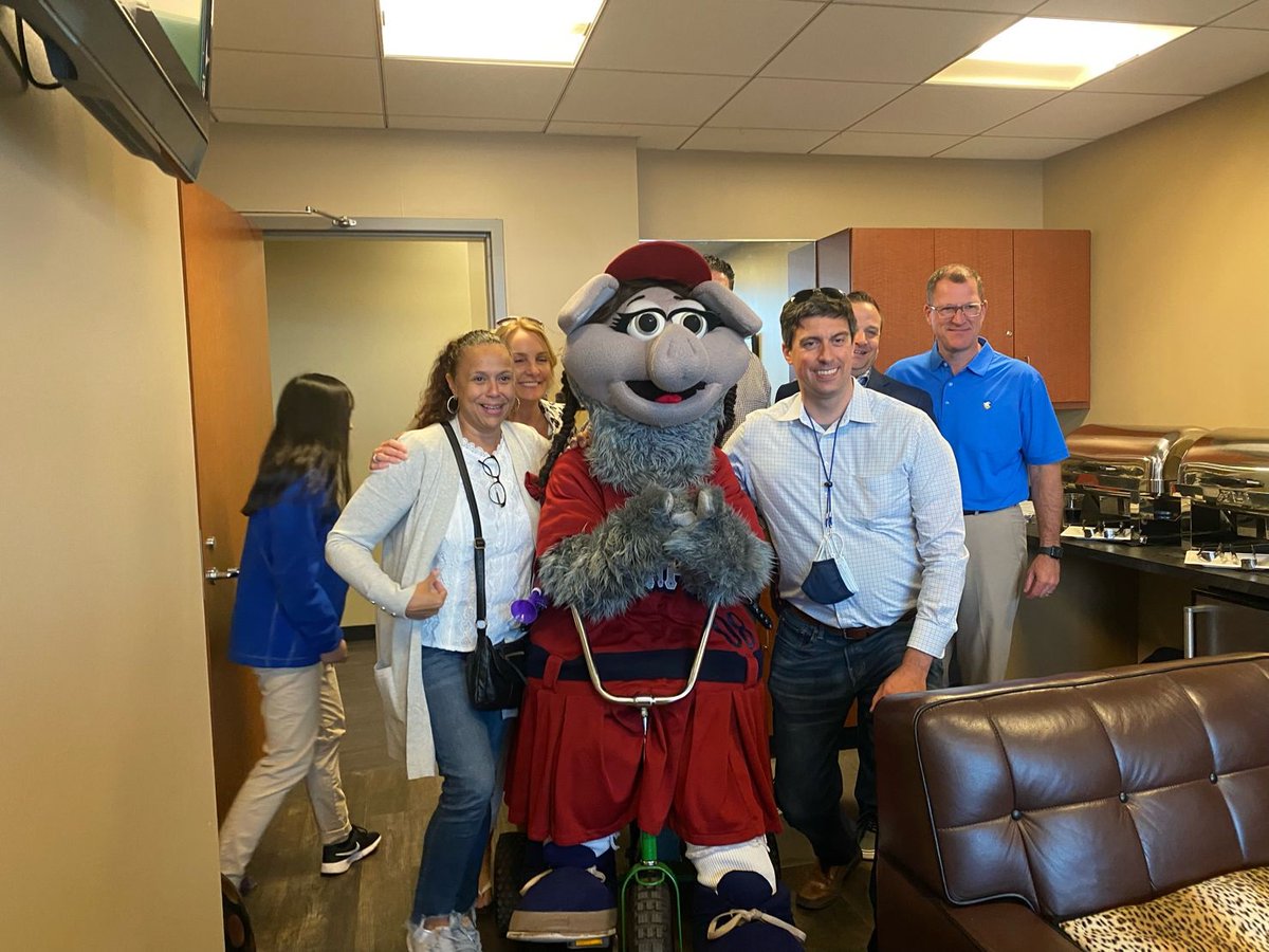 A great time was had with our new friends from <a href="/UnivestCorp/">Univest Financial</a> at the <a href="/IronPigs/">Lehigh Valley IronPigs</a>  game last night. It was a beautiful evening at the ballpark for food, baseball, new friends, and Fe Fe!