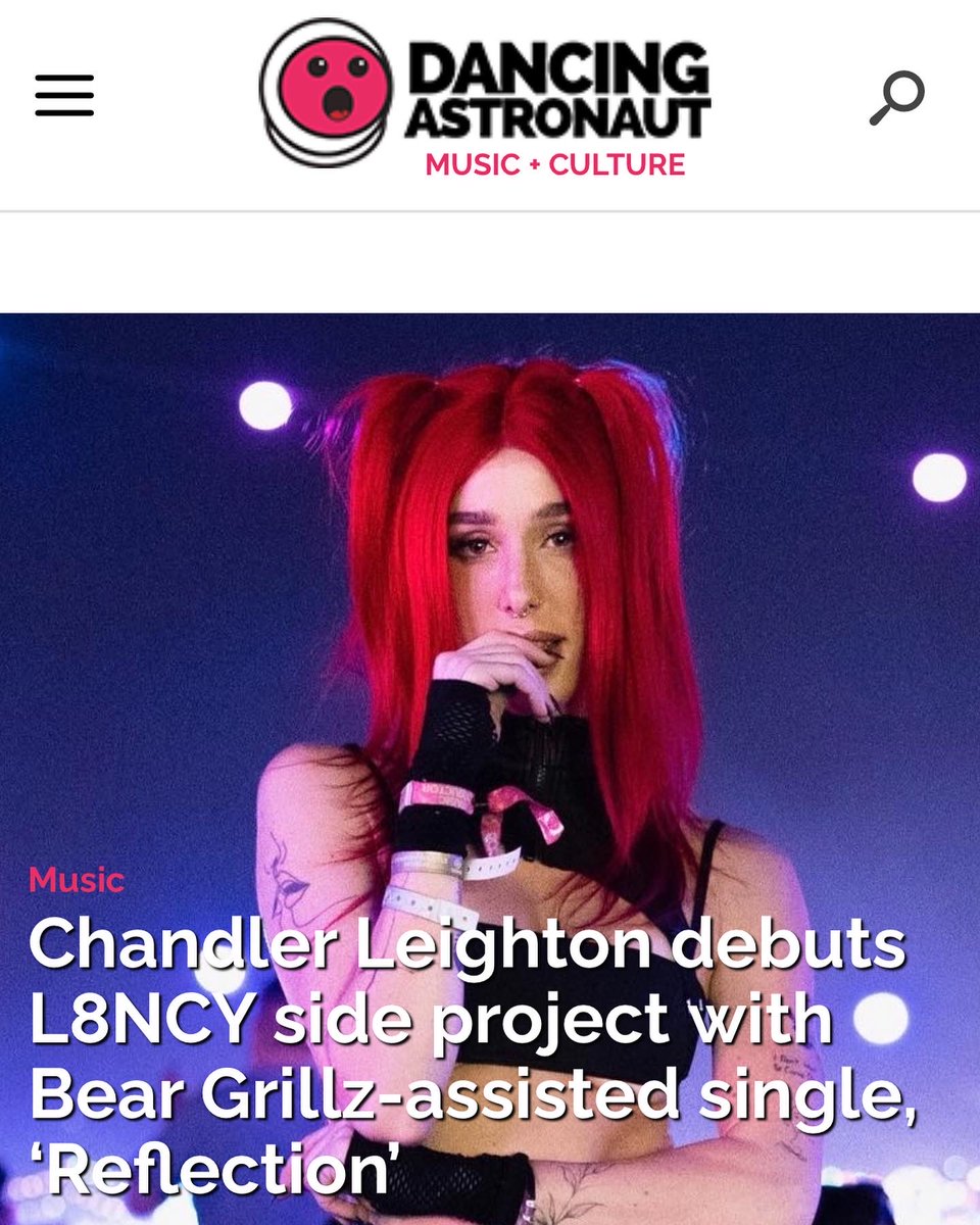 L8NCY (@l8ncymusic) on Twitter photo Thank you for the beautiful article from my favs at <a href="/dancingastro/">Dancing Astronaut</a> dancingastronaut.com/2022/05/chandl… Thank you for the beautiful article from my favs at <a href="/dancingastro/">Dancing Astronaut</a> dancingastronaut.com/2022/05/chandl…