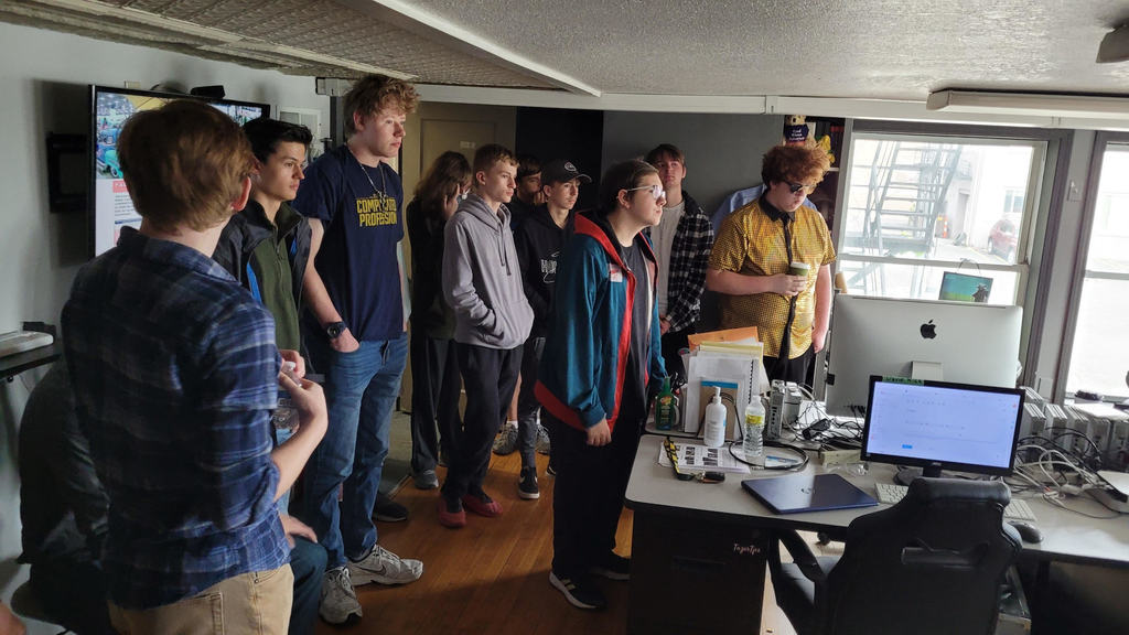 Mr. Smith and our Audio Visual Productions class had the exciting opportunity to visit a recording studio and be interviewed by Mr. Andy Hawley on the JTV Morning Show.  Please check out their segment on JTV!  Way to go CC!  jtv.tv/the-morning-sh…